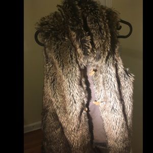Zara fur coat